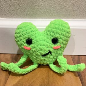 Crochet Leggy Hearts (Pick a color!)