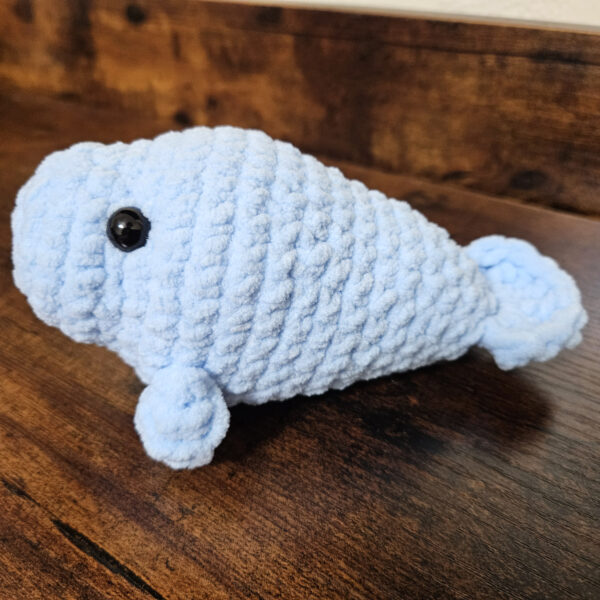 Crochet Manatee Plushie - Image 3