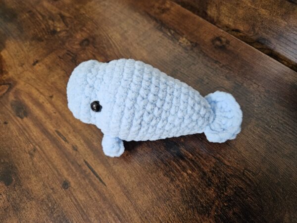 Crochet Manatee Plushie - Image 2