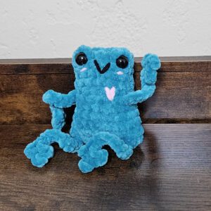 Crochet Leggy Frog Plushie