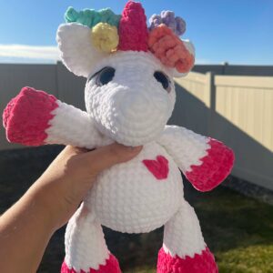 Vibrant Unicorn Plush