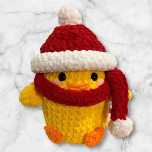 Crochet Winter Chick Plushie
