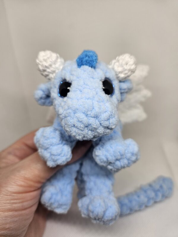 Crocheted Baby Dragon with 3D-Printed Egg